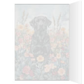 Black Lab - 5インチx 7インチアートカード (内側 (左))