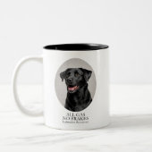 Black Lab All Gas No Brakes Mug ツートーンマグカップ (左)