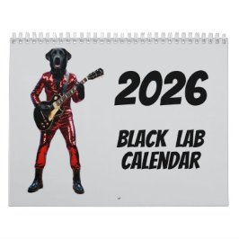 Black Lab Calendar カレンダー