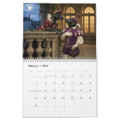 Black Lab Calendar カレンダー (2月 2027)