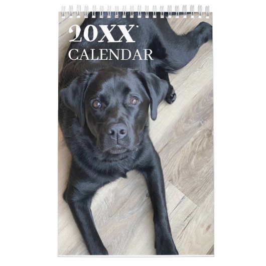 Black Lab Calendar Labrador Retriever 2026 カレンダー (カバー)