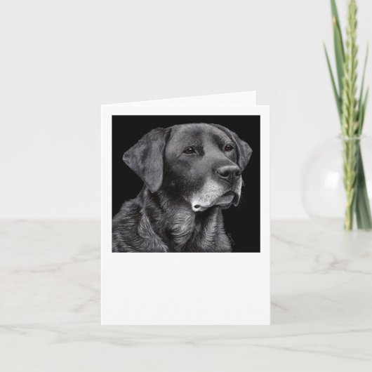Black Lab Card - "Toddy" カード (正面)