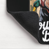 Black Lab Dog Local Southern Boy Camo Duck Hunting マウスパッド (コーナー)