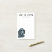 Black Lab Lover Post-Itノート ポストイット (デスク上)