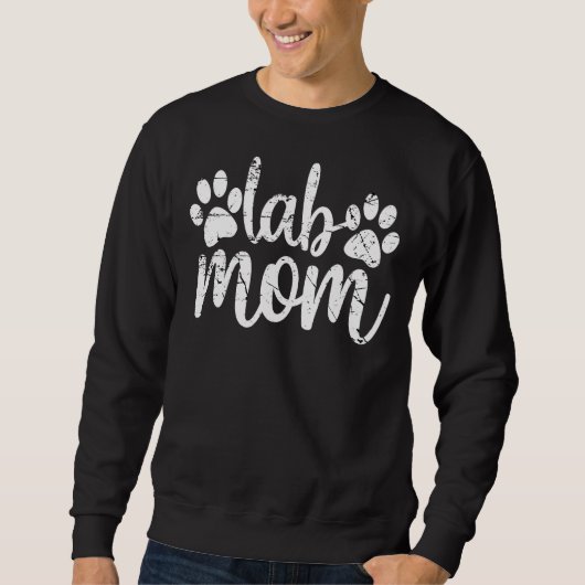 Black Lab Mom Fitted スウェットシャツ (正面)