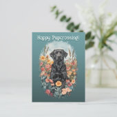 Black Lab Postcrossing – ポストカード (スタンド正面)