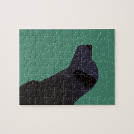 Black Lab Templates Ready to Customize ジグソーパズル (横)