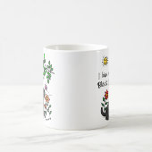 Black Labrador and Green Mug コーヒーマグカップ (中央)