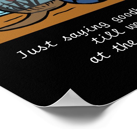 Black Labrador Angel and Dad 1 ポスター (角)