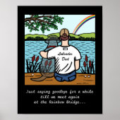 Black Labrador Angel and Dad 1 ポスター (正面)