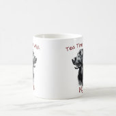 Black Labrador Keepsake Personalize コーヒーマグカップ (中央)