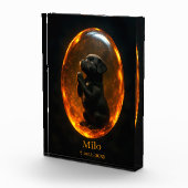 Black Labrador Retriever Memorial  Photo Block フォトブロック (右)