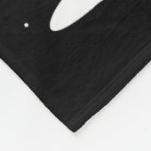 Black Labrador Santa Hat Reindeer Tree Lights Chri フリースブランケット (角)