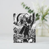 Black Lantern Corpsパネル – 白黒 ポストカード (スタンド正面)