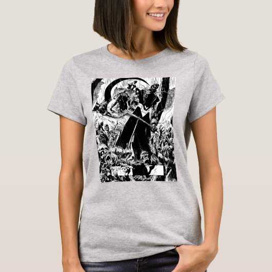 Black Lantern Corpsパネル – 白黒 Tシャツ (正面)