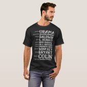 Black Leader Quotes Men Women Kids Black History M Tシャツ (正面フル)