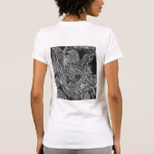 Black leafs tシャツ (裏面)