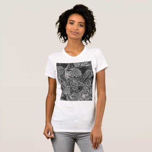 Black leafs tシャツ (正面フル)