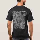 Black leafs tシャツ (裏面)