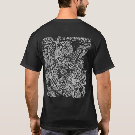 Black leafs tシャツ (裏面)