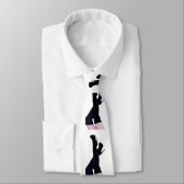 Black Leather Thigh-high Boots Thunder_Cove ネクタイ (タイ)