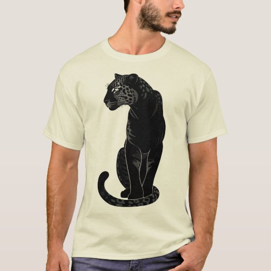 Black Leopard  Tシャツ (正面)