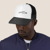 Black Lettering and Arrow on your キャップ (インサイチュ)