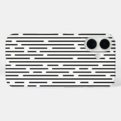 Black Line Geometric Pattern Case-Mate iPhoneケース (裏面 (横))
