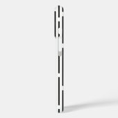 Black Line Geometric Pattern Case-Mate iPhoneケース (裏面 / 左)