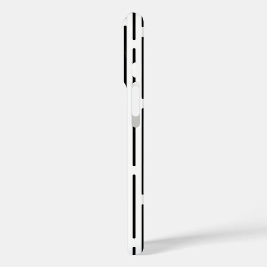 Black Line Geometric Pattern Case-Mate iPhoneケース (裏面 / 左)