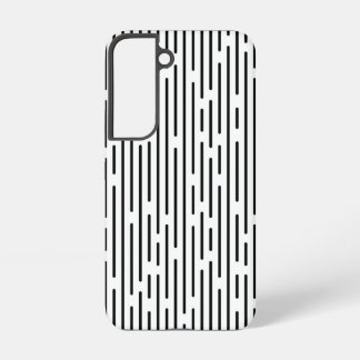 Black Line Geometric Pattern Samsung Galaxy S22ケース