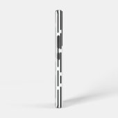 Black Line Geometric Pattern Samsung Galaxyケース (右側面)