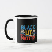 Black Lit Matters | 斬新なアフロセントリック文学 マグカップ (左)