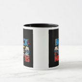 Black Lit Matters | Bold Afrocentric Literary  マグカップ (中央)