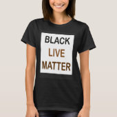 Black Live MatterとAlways matter Tシャツ (正面)
