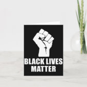 Black Lives Blm Human Rights Black History Month  カード (正面)