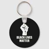 Black Lives Blm Human Rights Black History Month キーホルダー (正面)