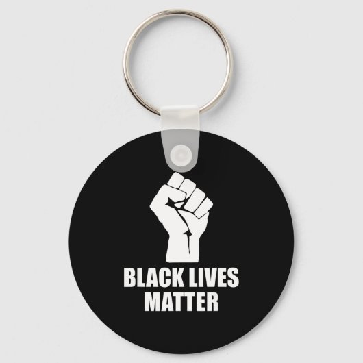 Black Lives Blm Human Rights Black History Month  キーホルダー (正面)