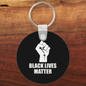 Black Lives Blm Human Rights Black History Month  キーホルダー (正面)