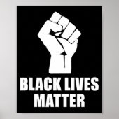 Black Lives Blm Human Rights Black History Month  ポスター (正面)