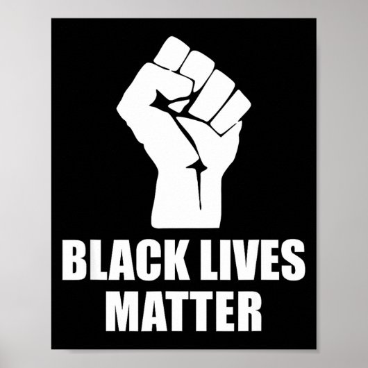 Black Lives Blm Human Rights Black History Month  ポスター (正面)