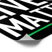 Black Lives Blm Human Rights Black History Month  ポスター (角)