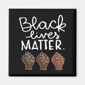Black Lives Blm Human Rights Black History Month  マグネット (正面)