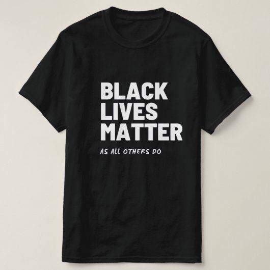 Black Lives Matterメンズシャツ Tシャツ (デザイン正面)