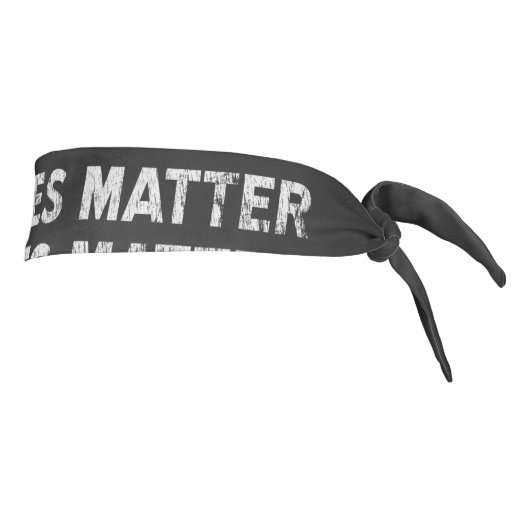 Black Lives Matter繰り返し文字 タイヘッドバンド (回転90)