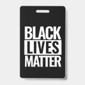 Black Lives Matter カスタム バッジ (裏面)