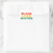 Black Lives Matter スクエアシール (バッグ)