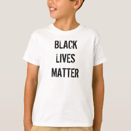 Black Lives Matter ホワイトTシャツ|キッズ Tシャツ