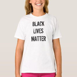 Black Lives Matter ホワイトTシャツ|キッズ Tシャツ
