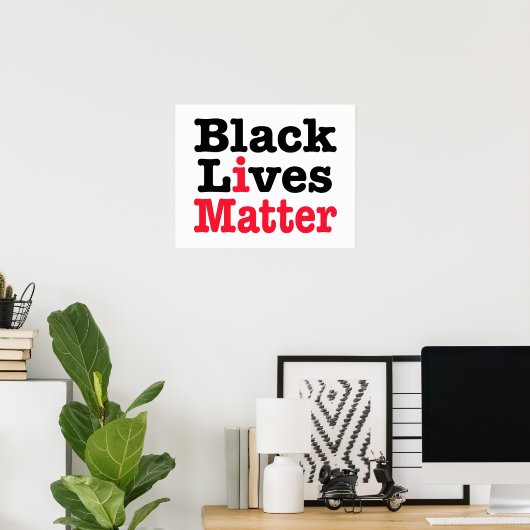 Black Lives Matter ポスター (ホームオフィス)